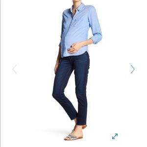 Paige Verdugo Ankle Skinny Maternity Jeans